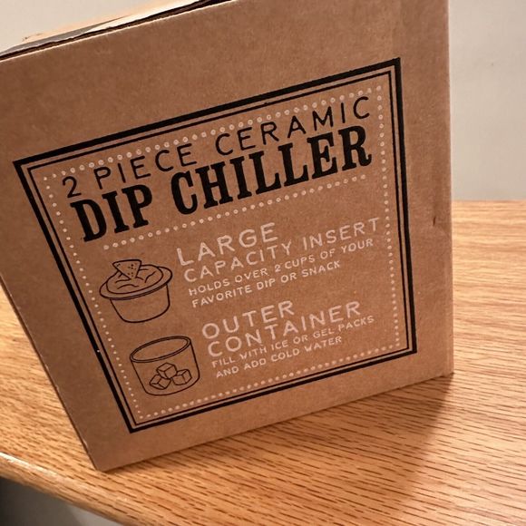 Dip Chiller Dish  by Carson  (5.5" x 5") Ceramic - Picture 4 of 8